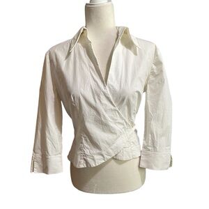 Cottonade wrap shirt